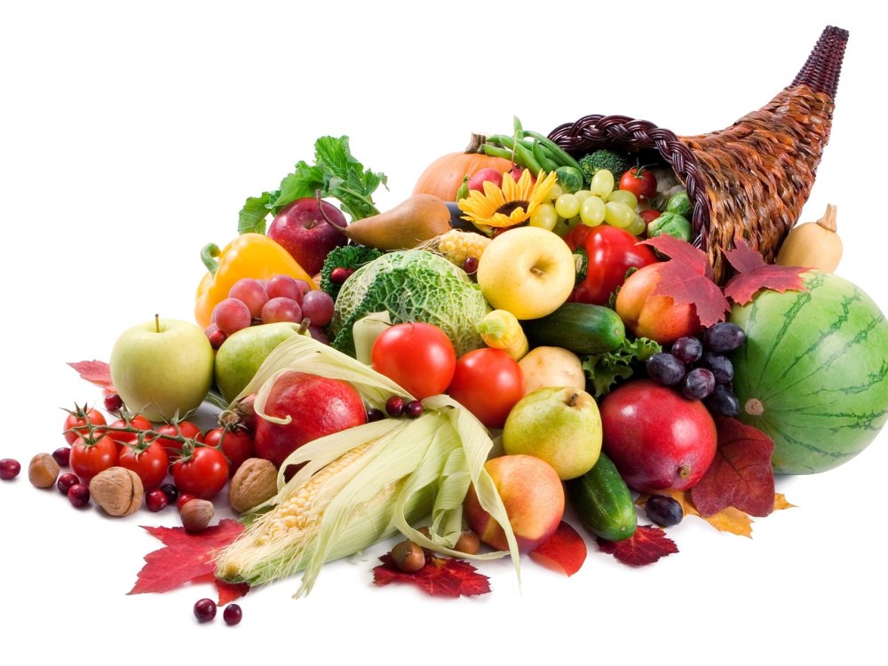 Овощи и фрукты полезные продукты