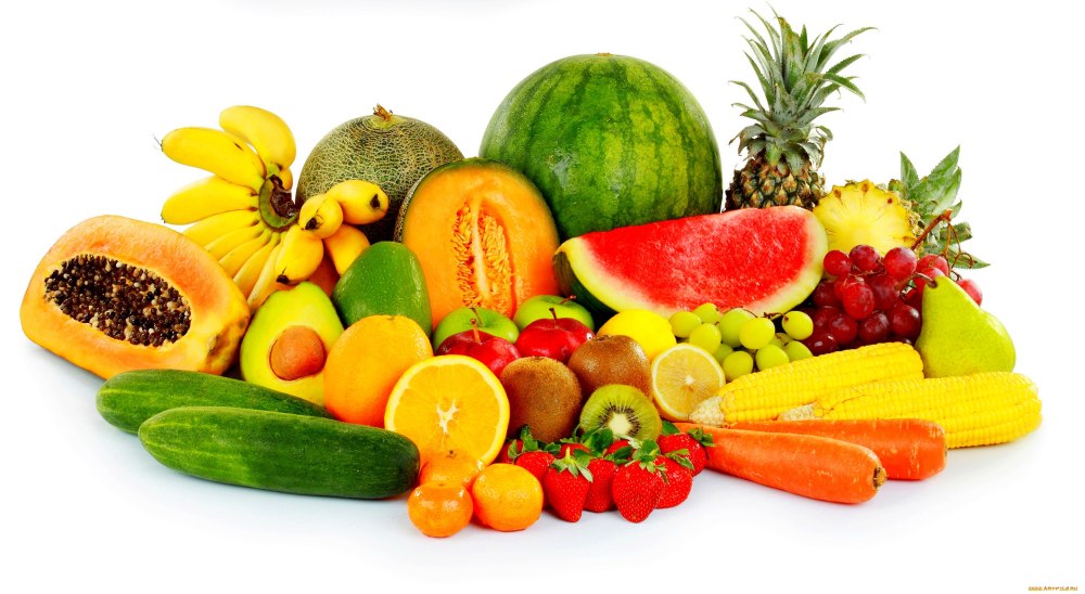 Продукты на прозрачном фоне