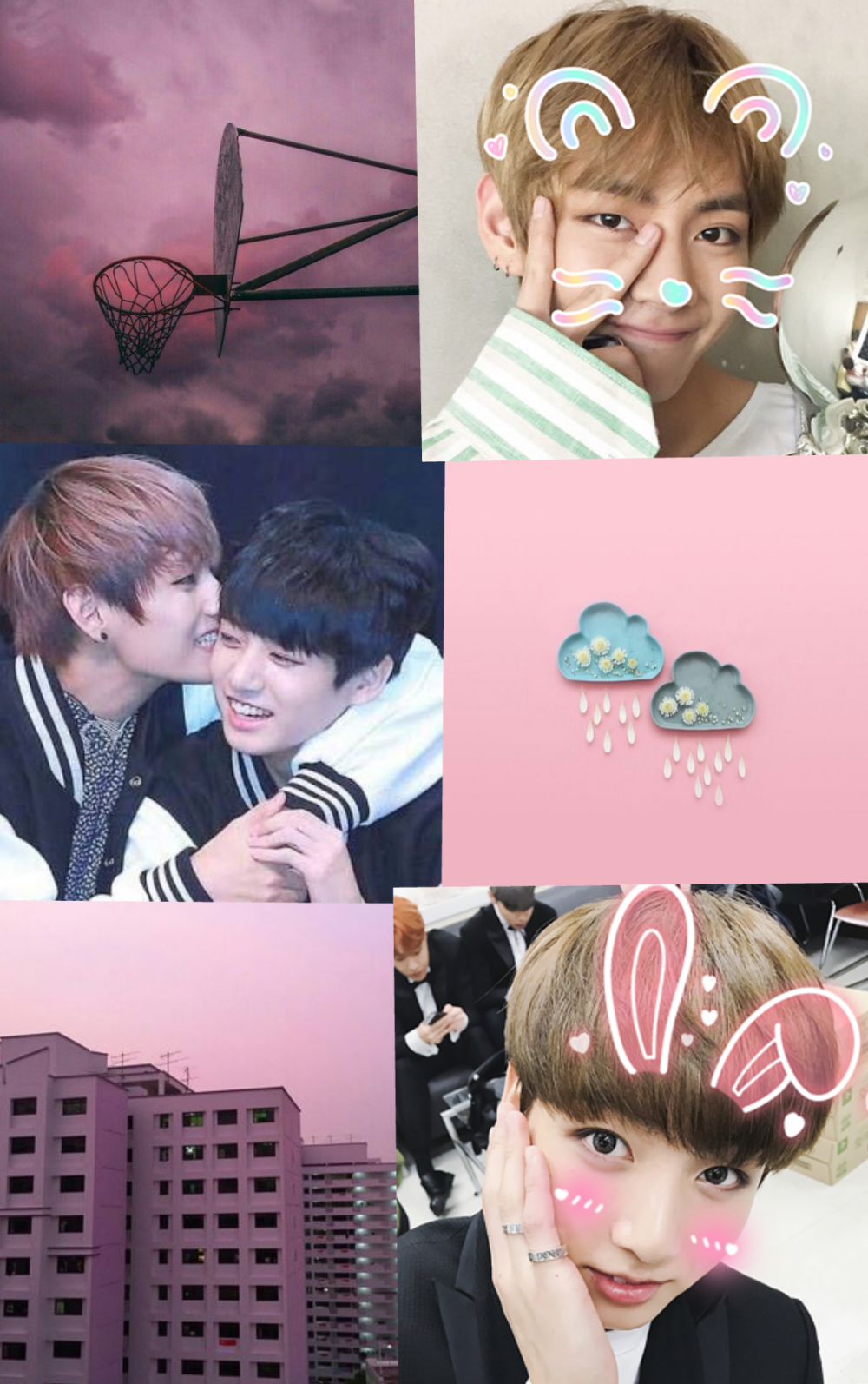 BTS Vkook коллаж