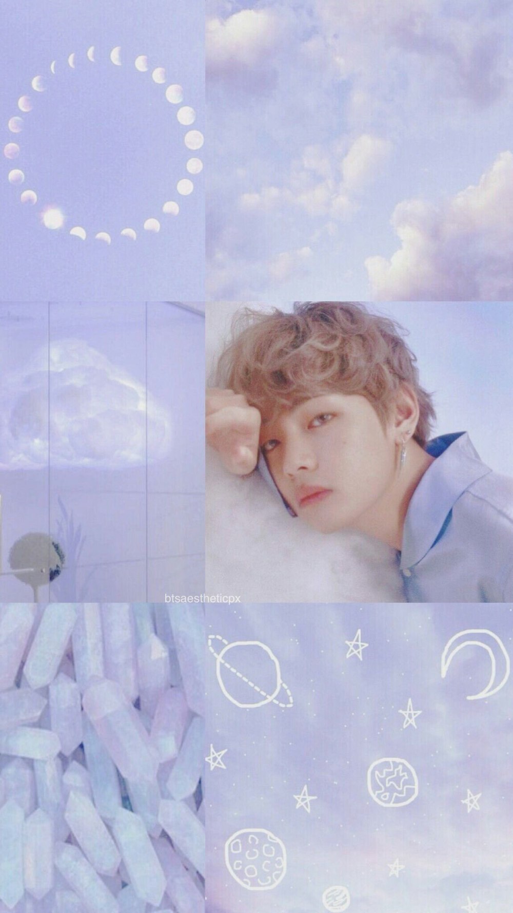 BTS Kim Taehyung коллаж