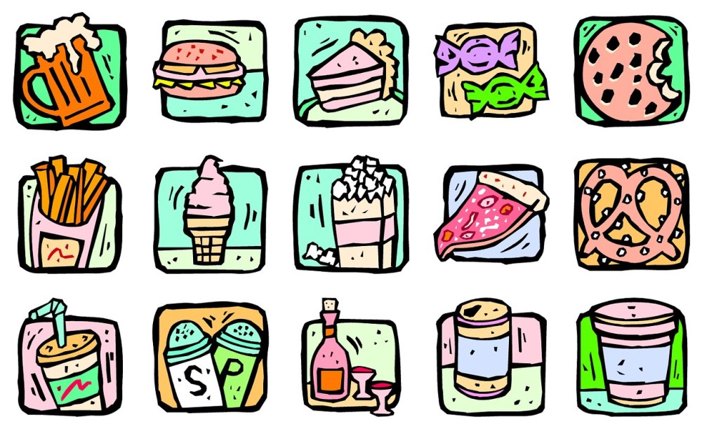Рисовать продукты