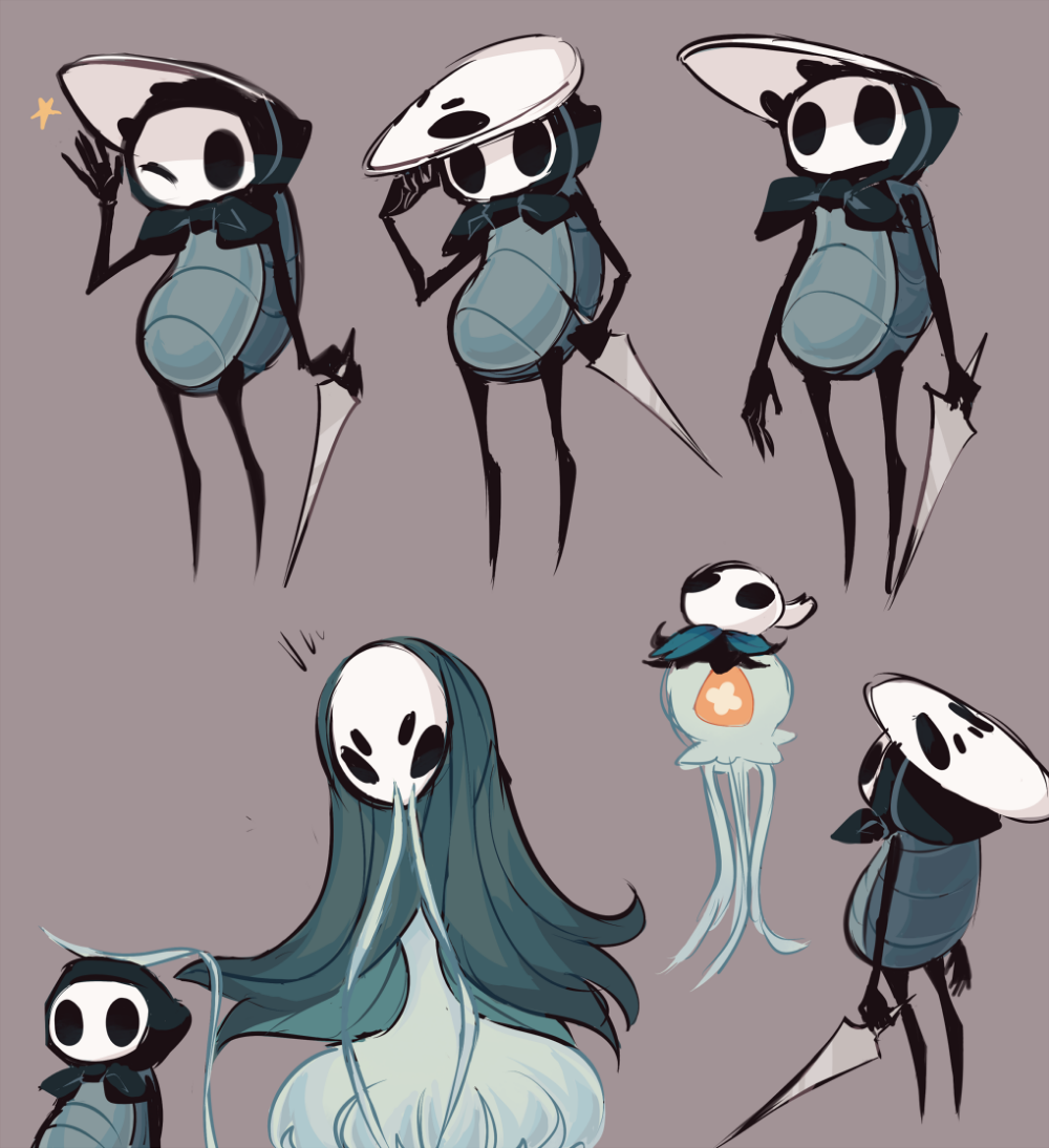 Hollow Knight Квиррелл арт