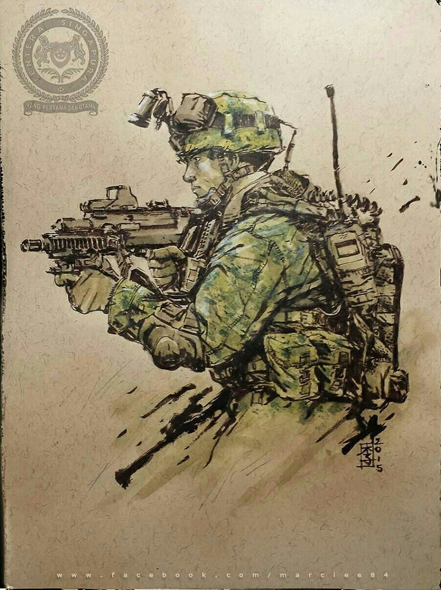 Спецназ рисунок