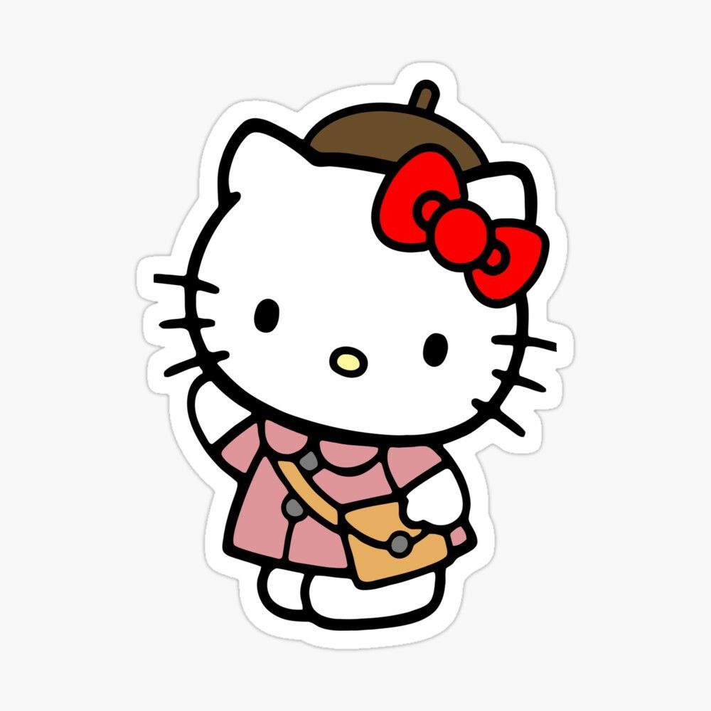 Hello Китти с венком на голове