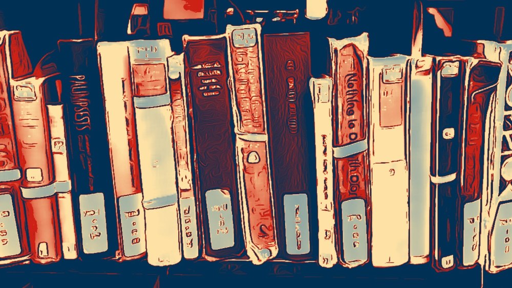 Эстетичный фон с книгами