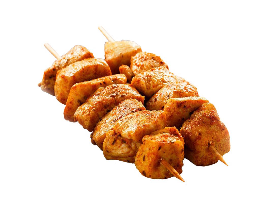 Шашлык на тарелке