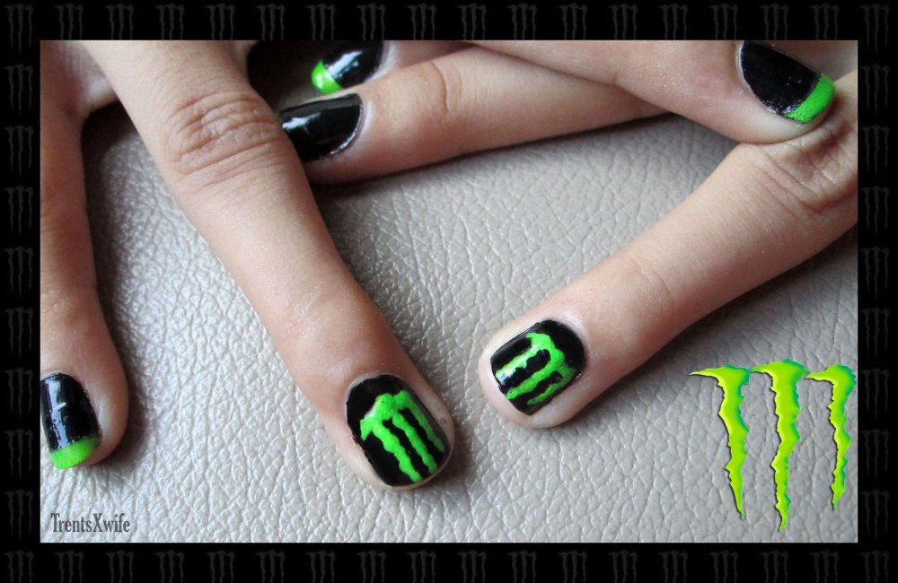 Ногти Monster Energy