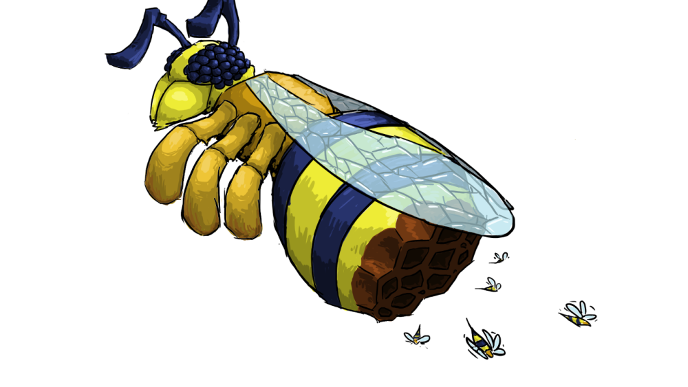 Королева пчёл Terraria хуманизация