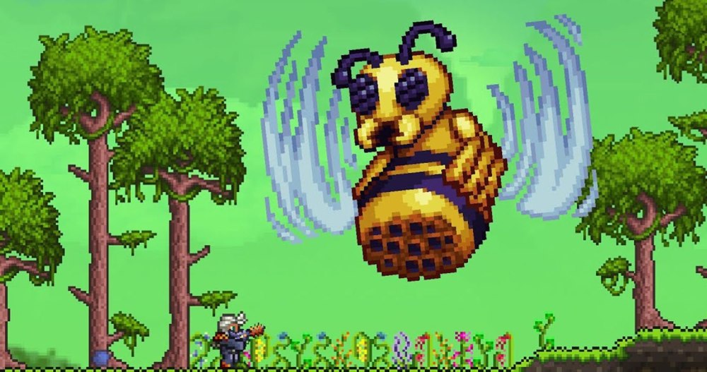 Королева пчёл Terraria арт