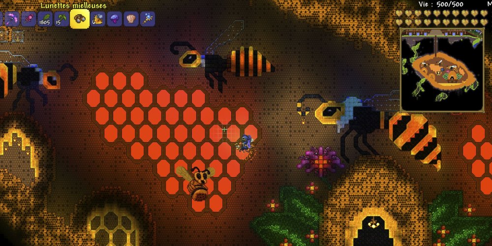 Terraria дом улей