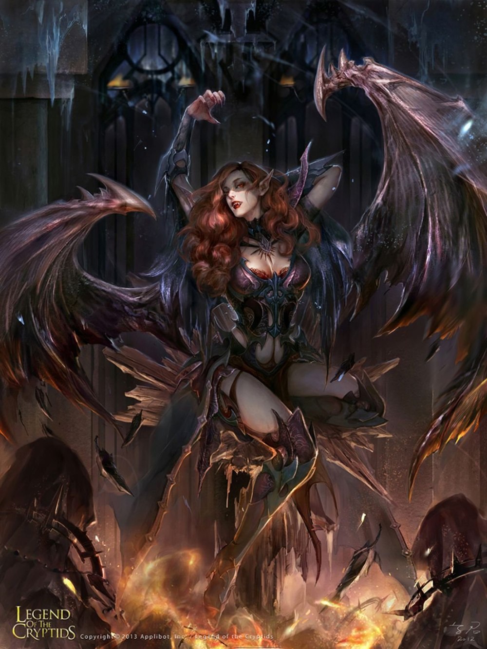 Legend of the cryptids девушка демон