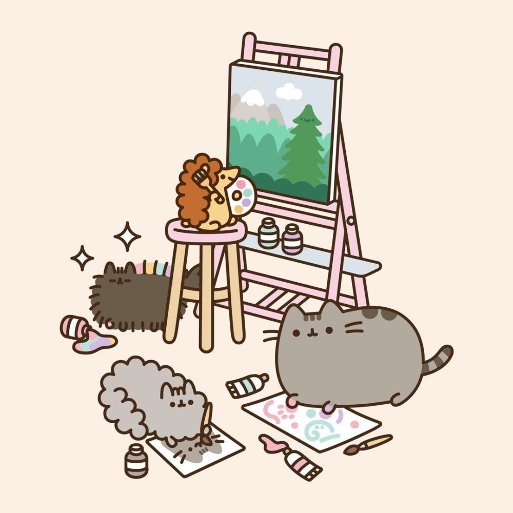 Кот Пушин в школе