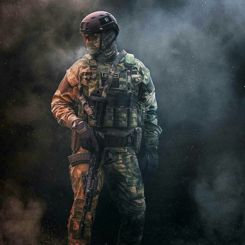 Русский солдат арт