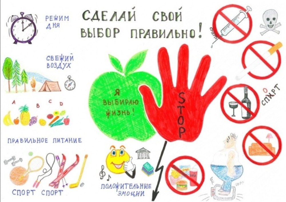 Плакат на конкурс здоровый образ жизни