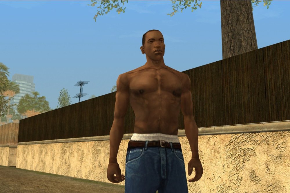 CJ GTA San Andreas бандана