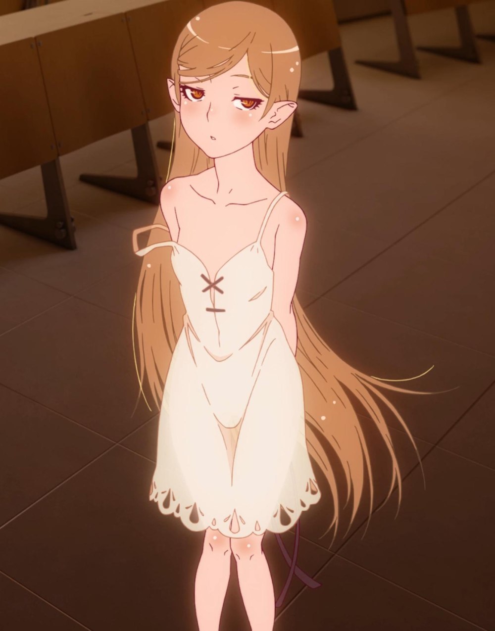 Аниме Kizumonogatari Шинобу