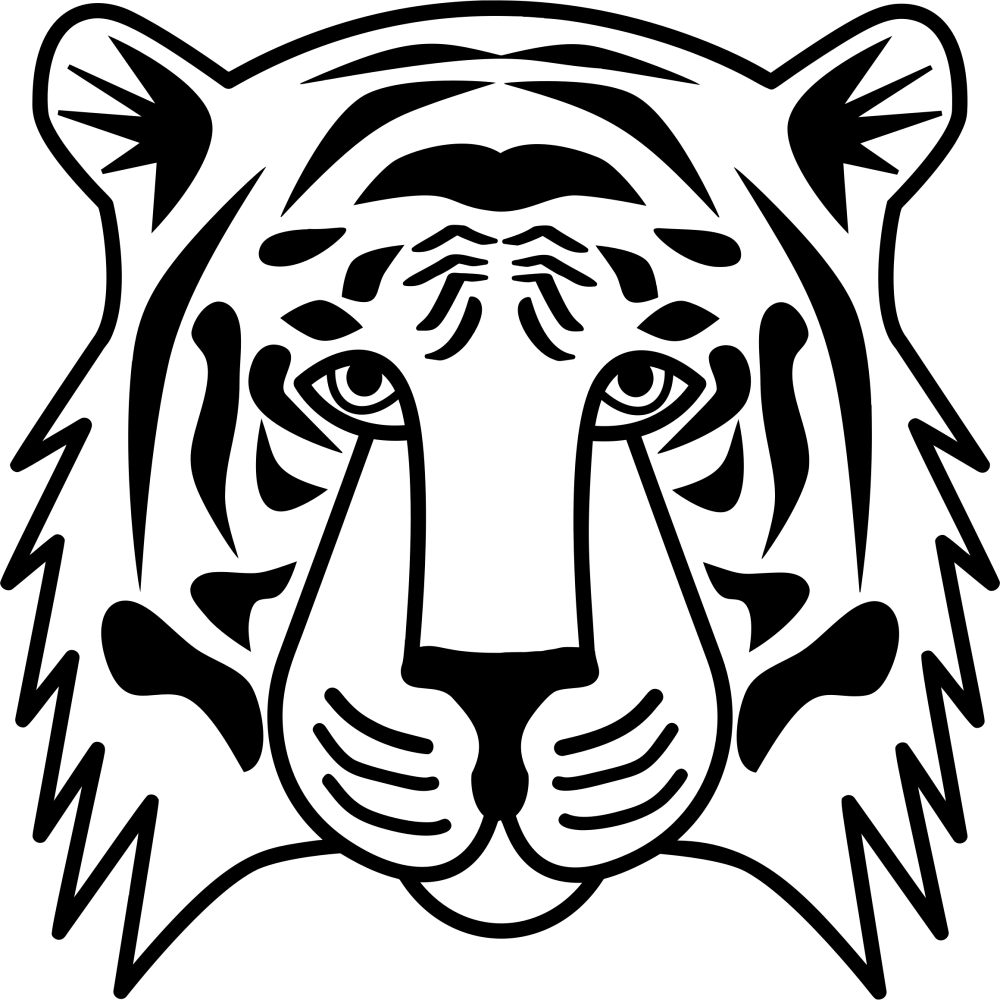 Векторная Графика тигр