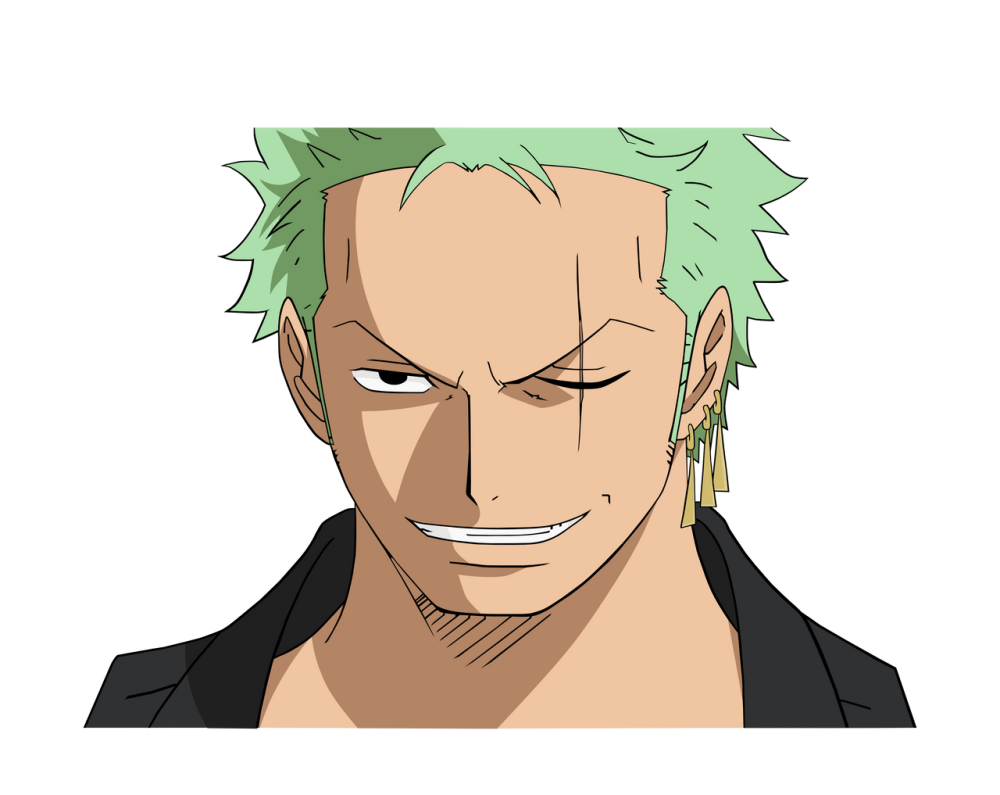 Zoro one piece лицо
