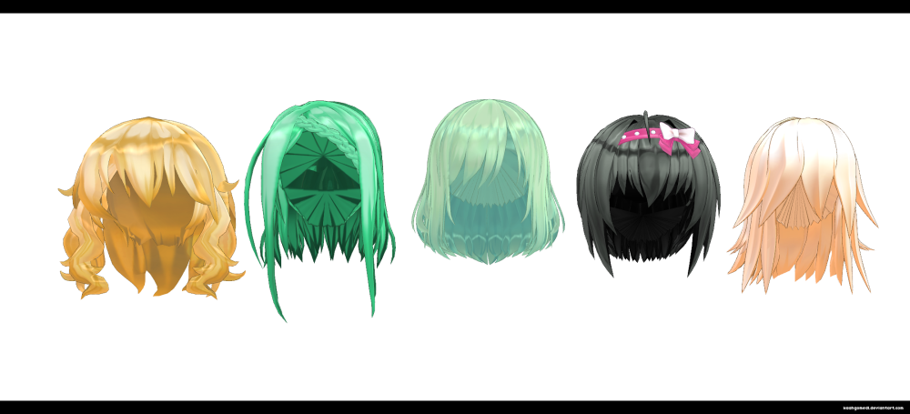 MMD TDA hair