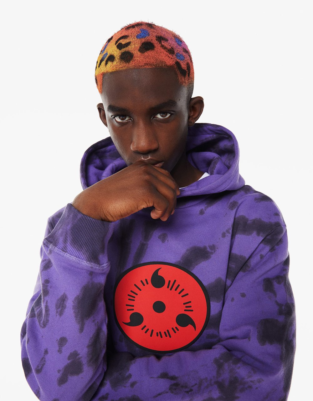 Bershka рубашка аниме