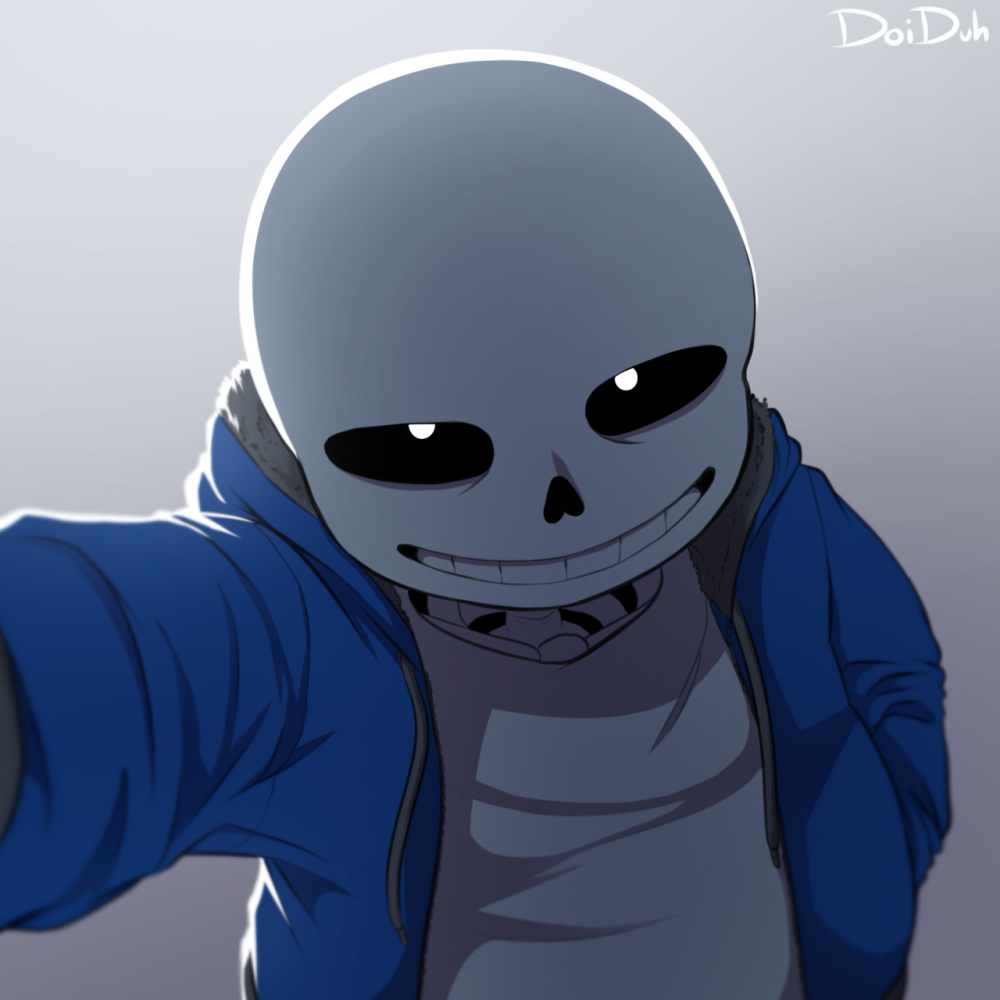 Санс Undertale арт