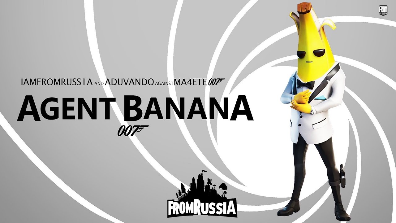 Задания банана фортнайт. Банан ФОРТНАЙТ. Агент банан. Fortnite банан на белом фоне. ФОРТНАЙТ банан спецагент.