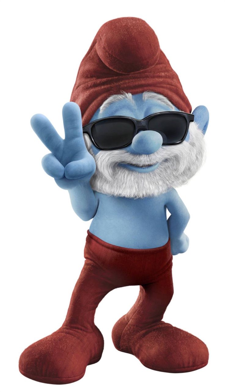 Смурфик Smurfs папа Смурф