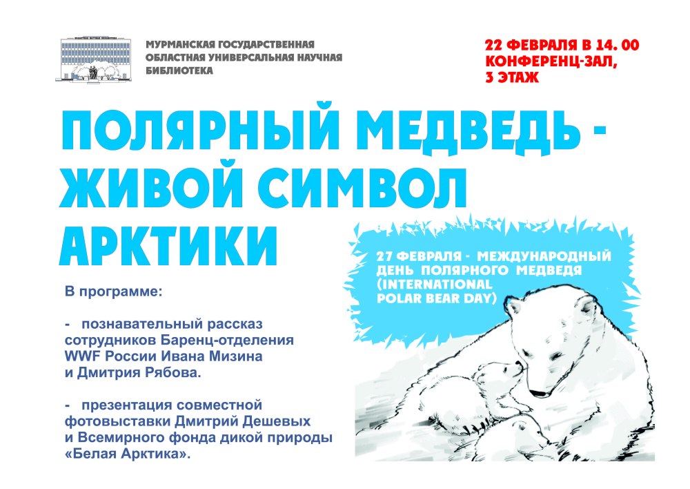 Белый медведь в России охотится