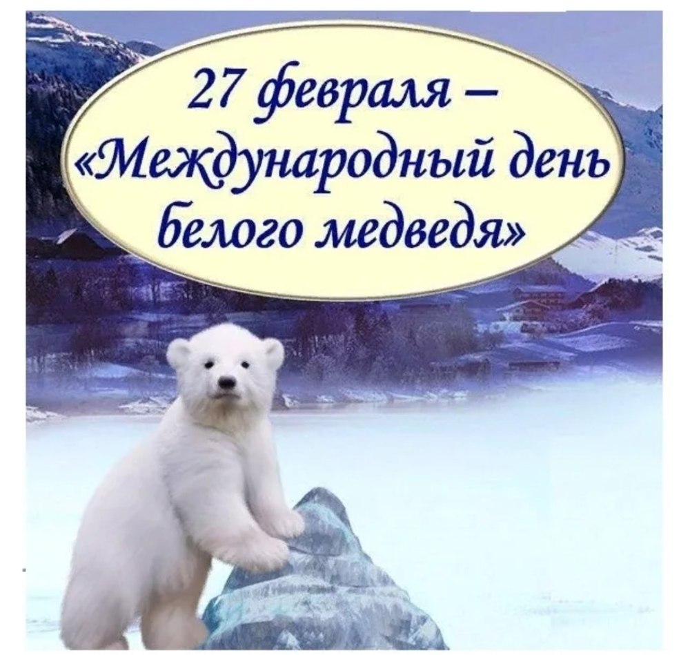 Международный день белого медведя 2022 проект для ребенка