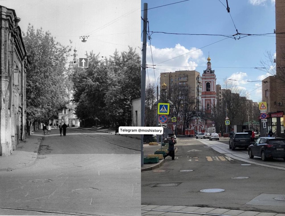 Камеры в центре Москвы на углу здания