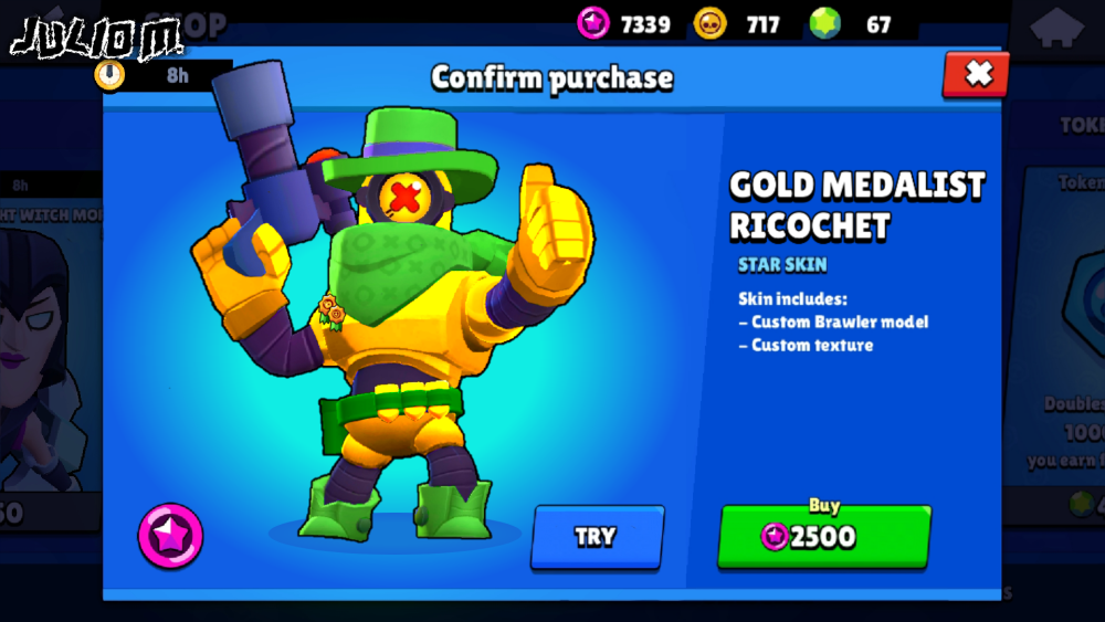 Золотые бойцы Brawl Stars