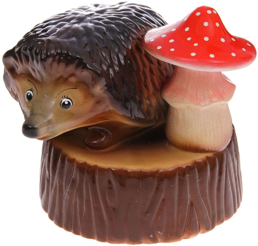 Деревянная фигурка Ёжик
