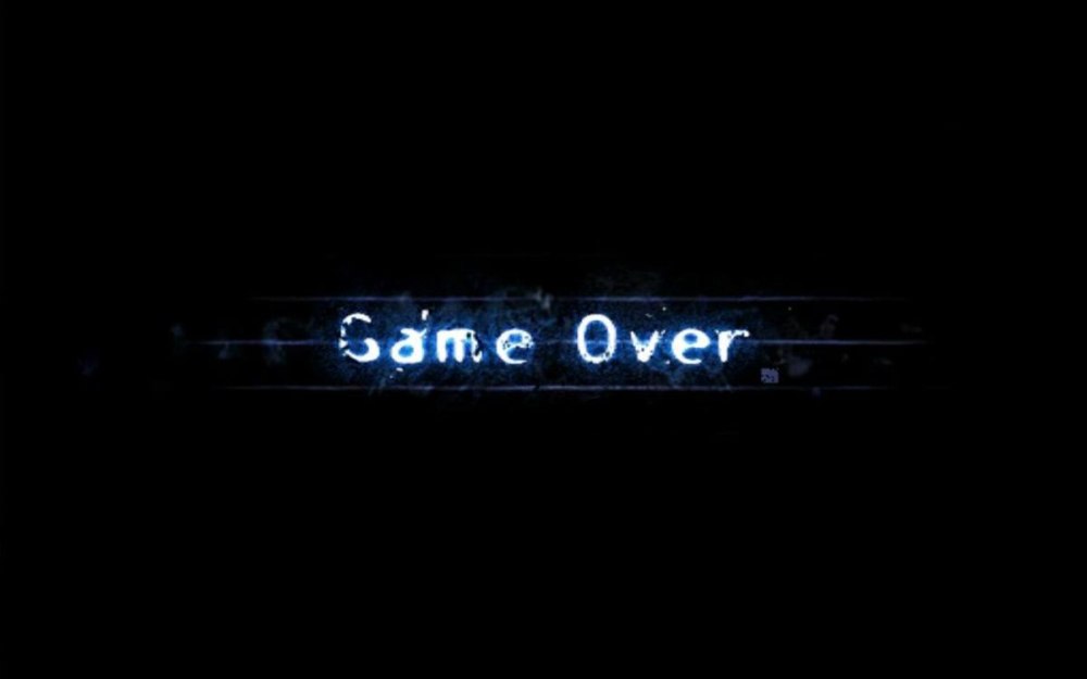 Game over картинка
