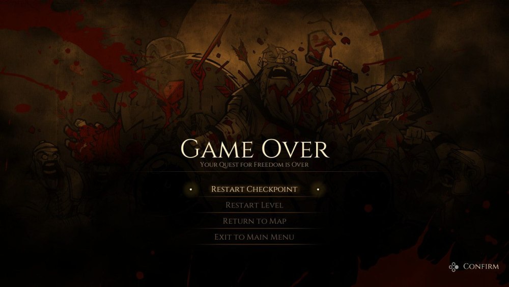 Надпись game over на черном фоне