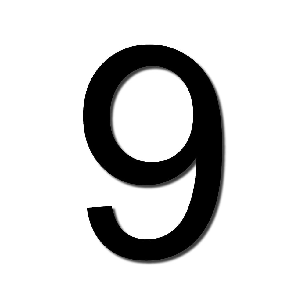Шар (40"/102см) цифра, "8", золото, 1 шт.