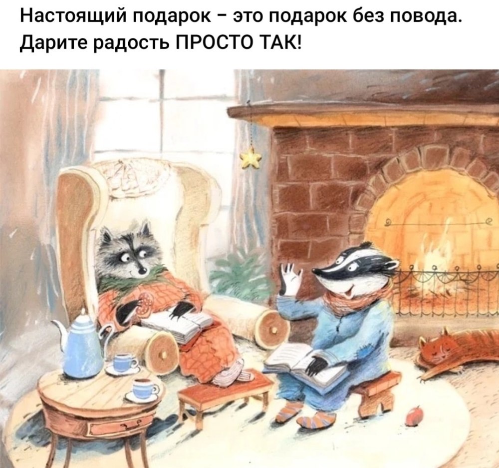 Уютный кот