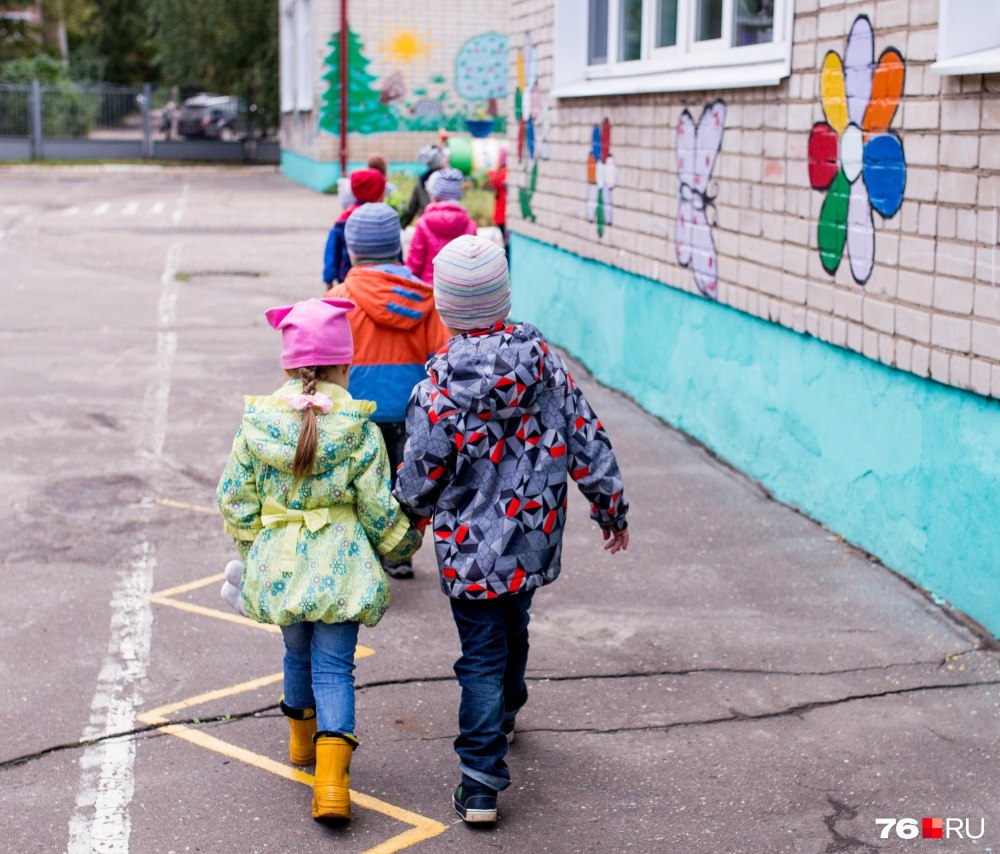Прогулка в детском саду