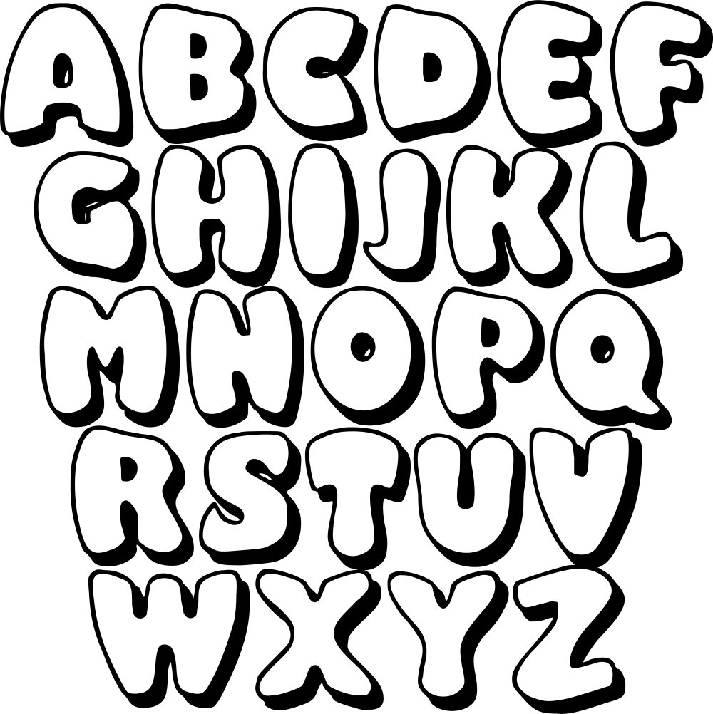 Bubble Letters граффити