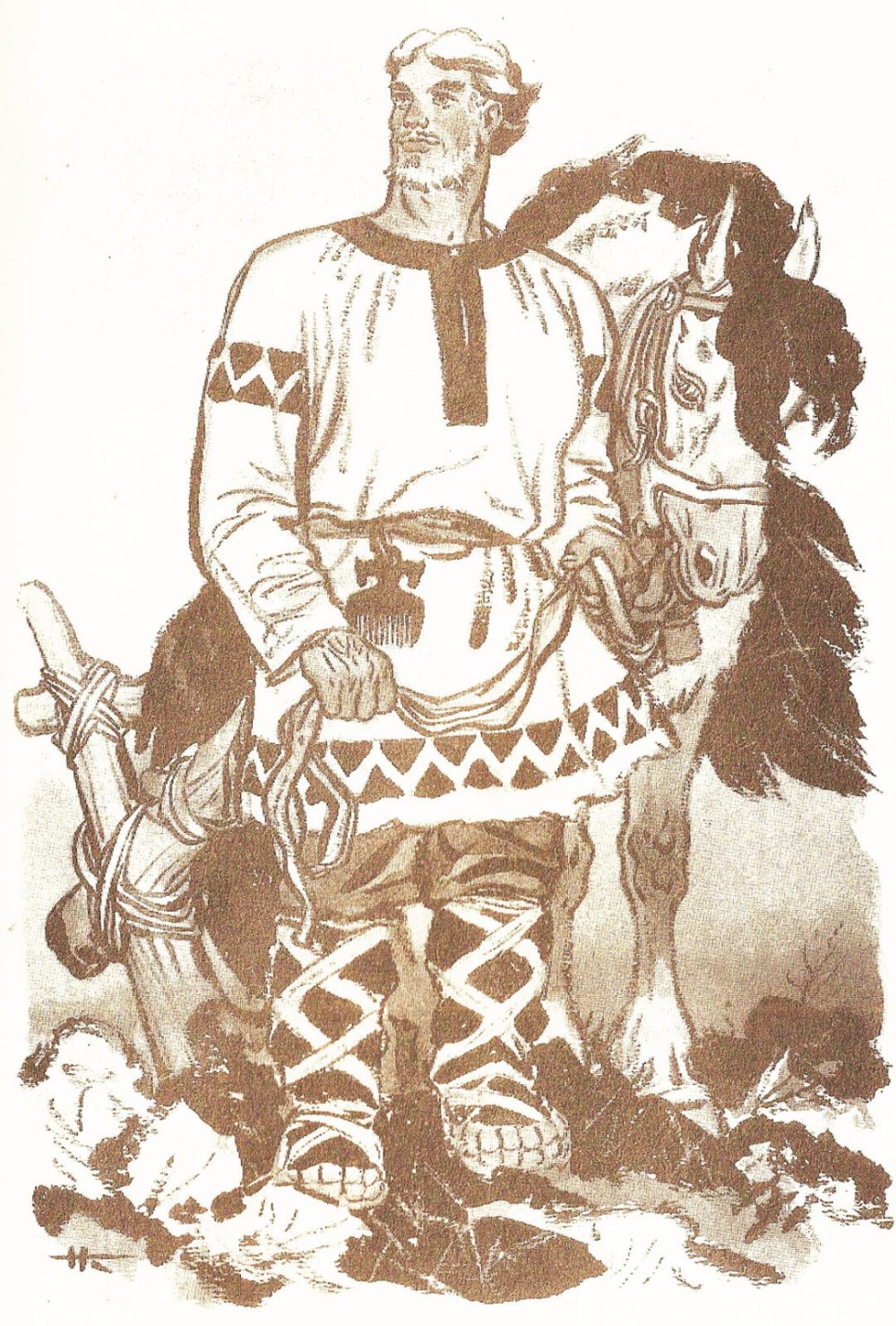 Палех Вольга и Микула