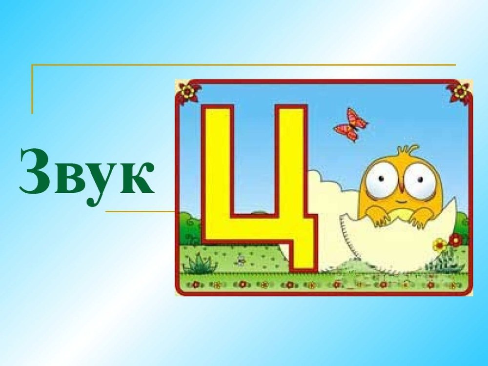 Буква ц цыпленок
