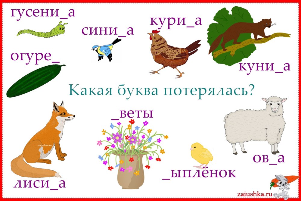 Стих про букву ц