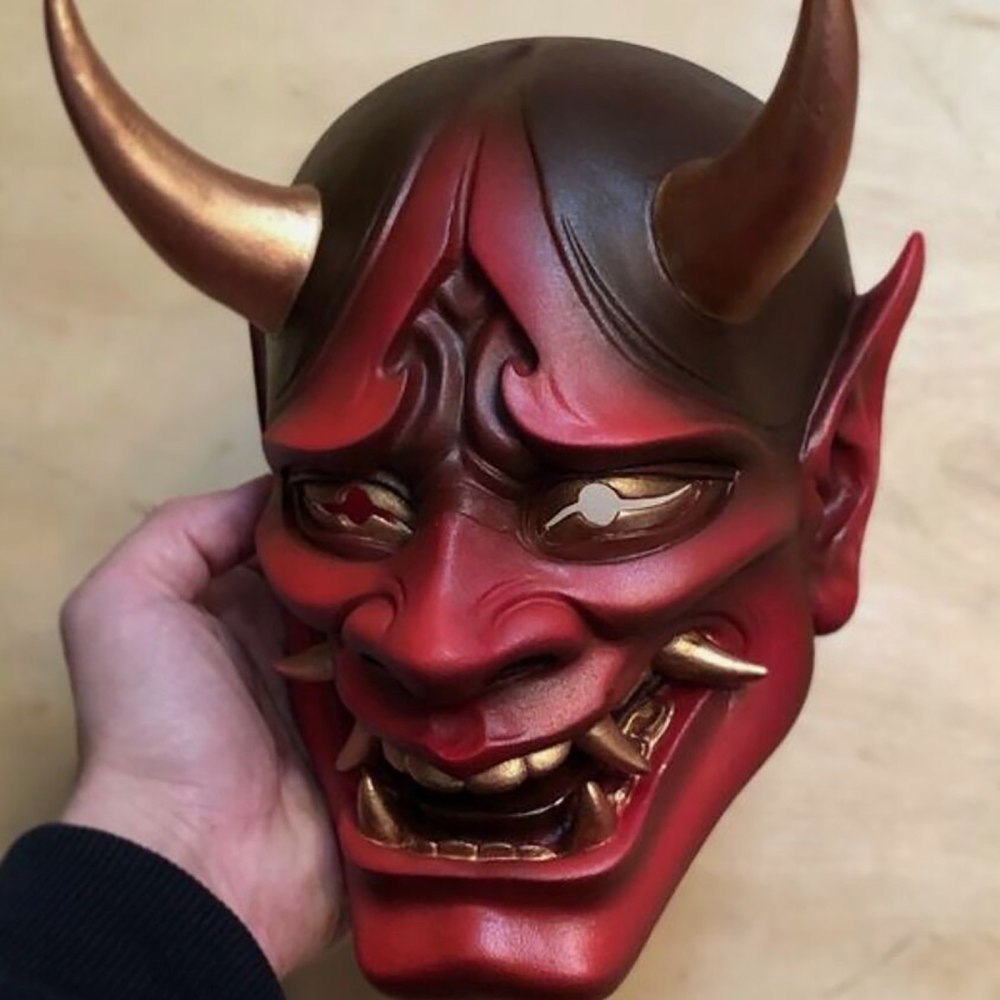 Маска Hannya демон