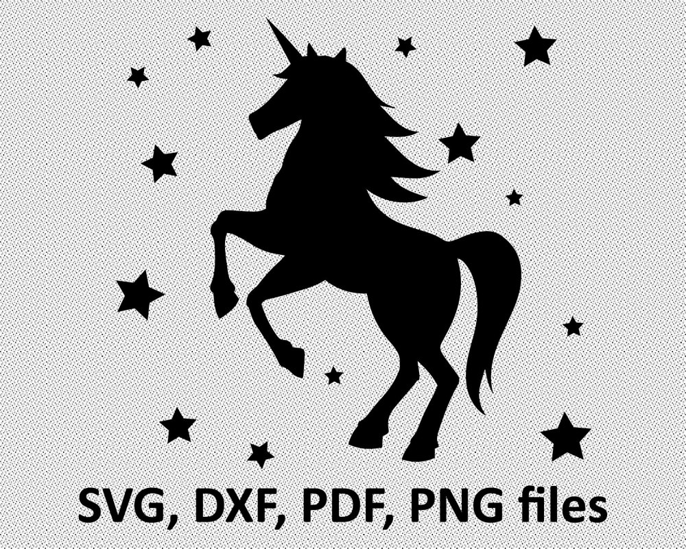 Единорог DXF