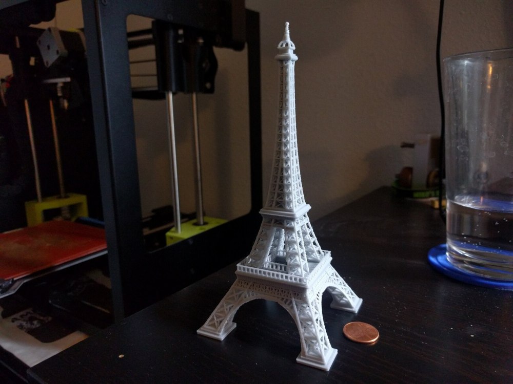 Эйфелева башня на 3d принтере