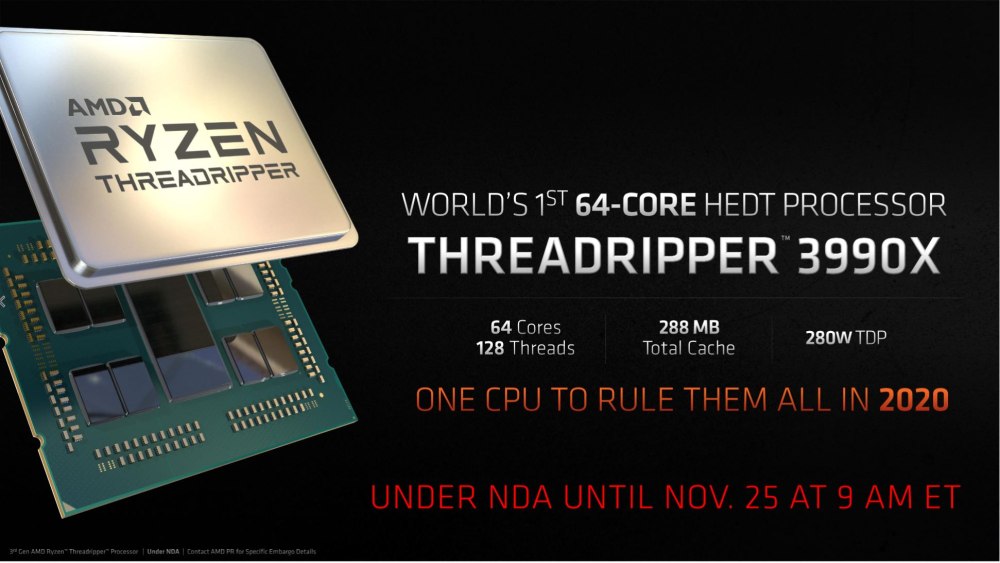 Процессор AMD Ryzen Threadripper 3990x Box