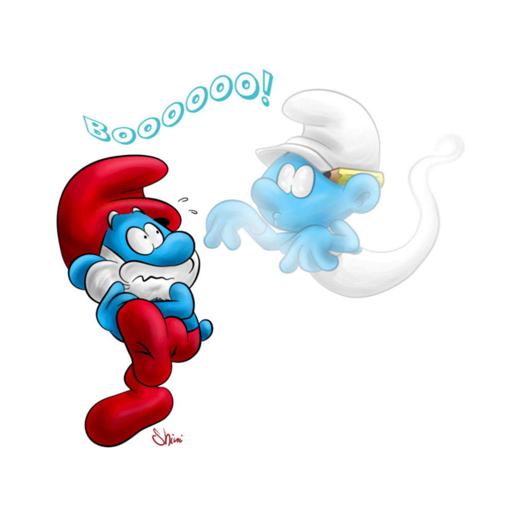 Смурфик Smurfs папа Смурф