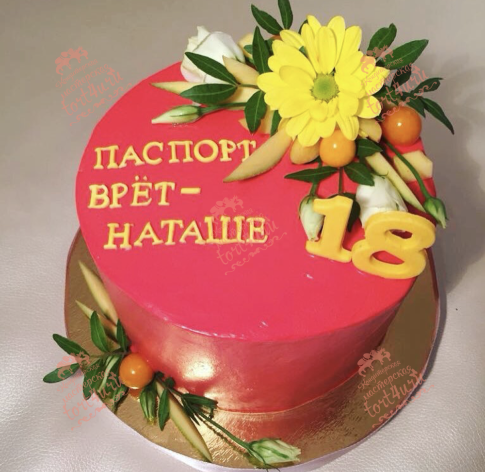 Торт на день рождения маме 18