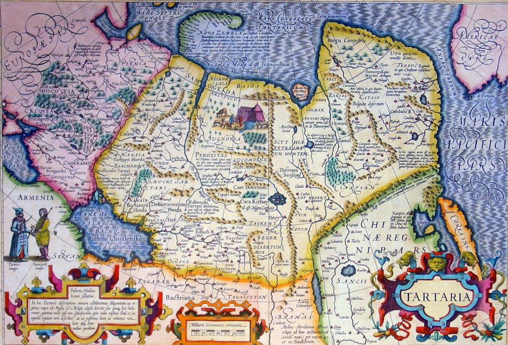 Старая карта Марко поло