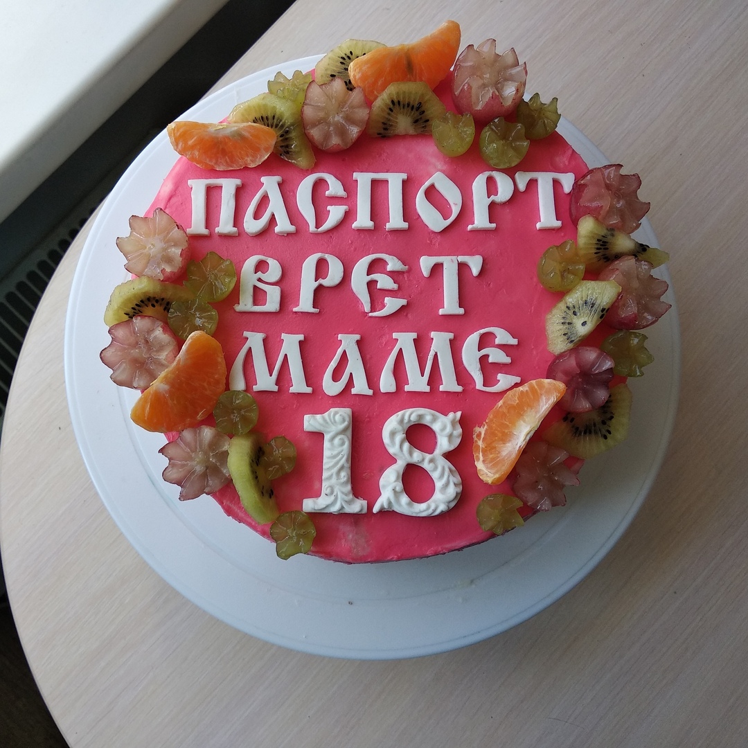 Торт на день рождения маме 18