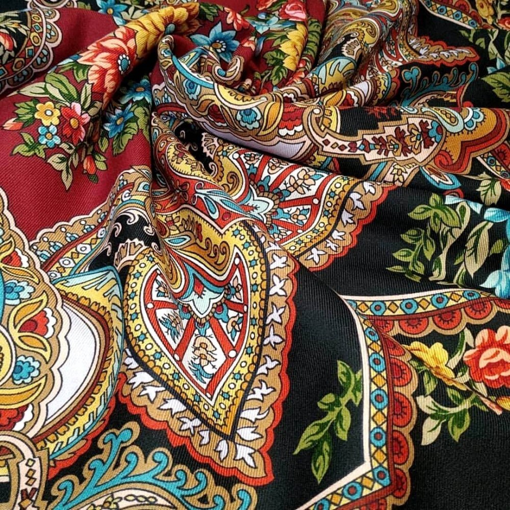 Павловопосадский платок Майя 372-28